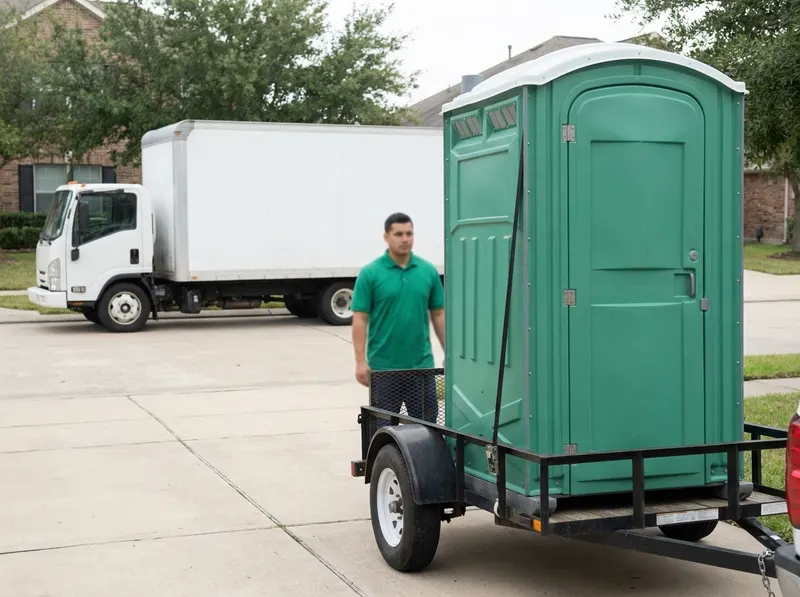 Towable Trailer-Mounted Portable Toilets in Pearland, TX